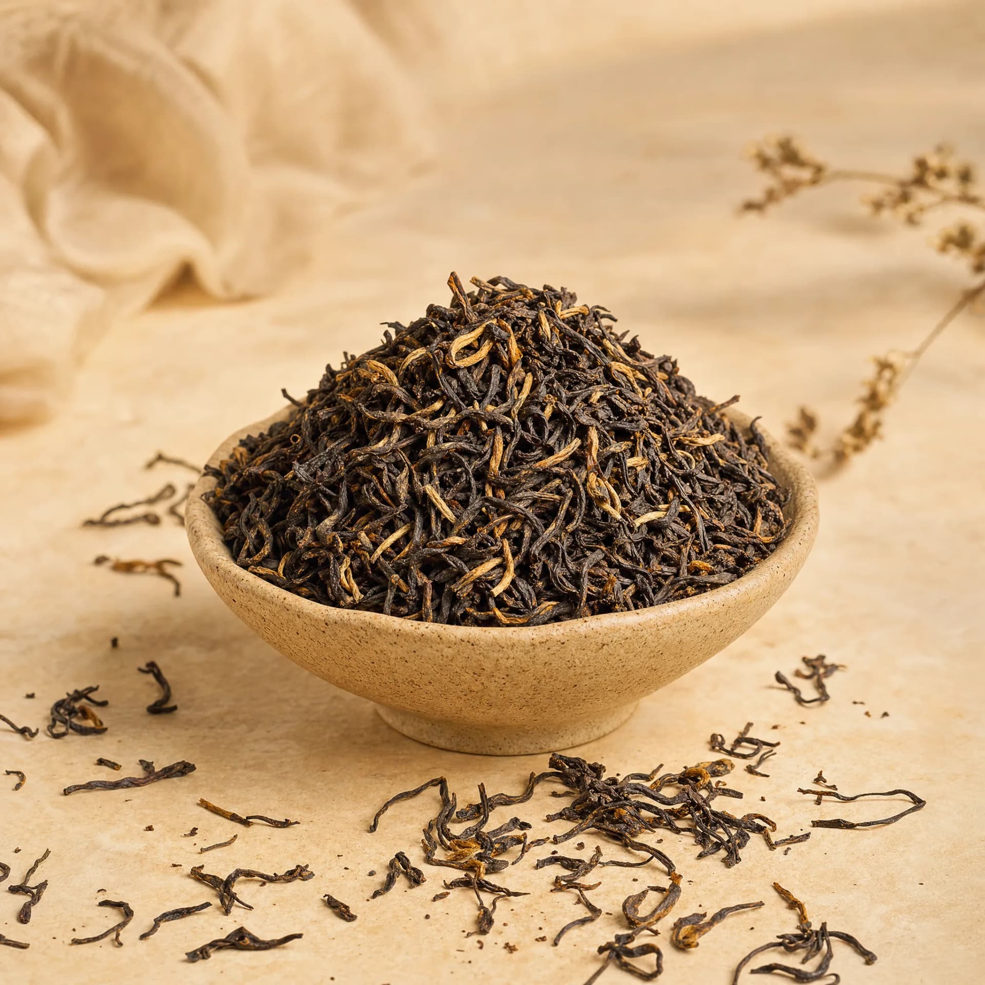 Premium Ceylon orthodox loose-leaf black tea