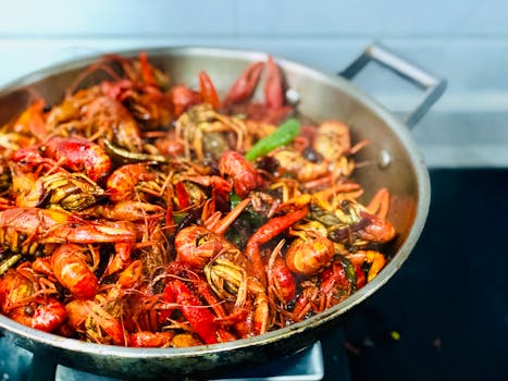 Chili Garlic Prawn Stir-Fry , 15-Minute Spicy Prawns