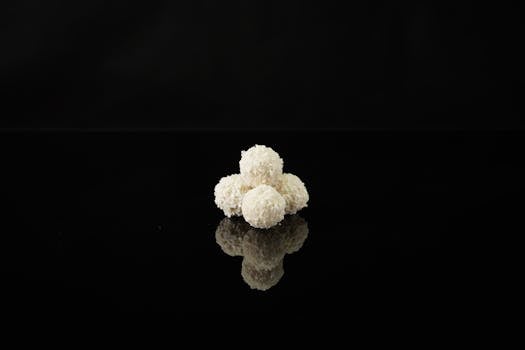 Coconut Energy Balls , No-Bake Healthy Snack Recipe