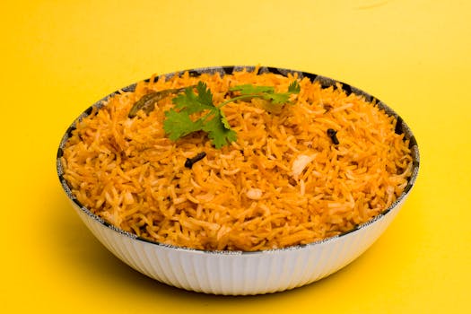 Turmeric Rice Pilaf , Fragrant Golden Rice Side Dish